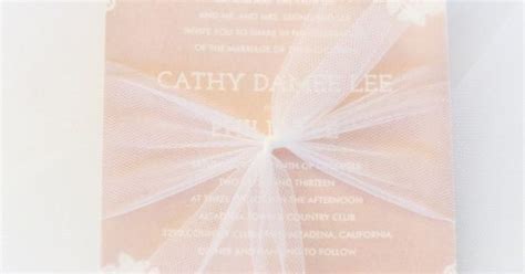 Perfectly Elegant Los Angeles Wedding Invitation Ideas Tulle And