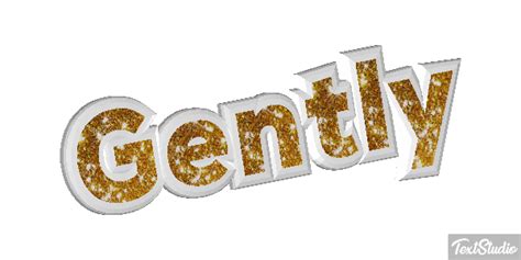 Gently Word Animated GIF Logo Designs