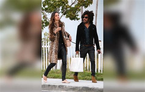 Lenny Kravitz And His New Girlfriend Go On A Lunch Date In Miami