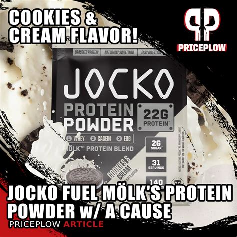 jocko moelk protein  full breakdown  celebrate cookies cream
