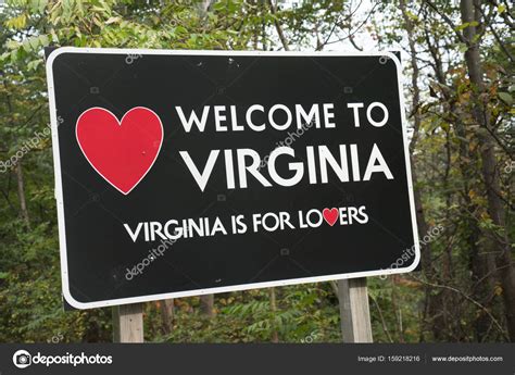 Welcome To Virginia Sign — Stock Photo © Paulbradyphoto 159218216