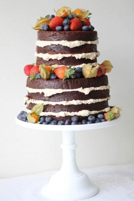 2014 Wedding Cake Trends Naked Cakes