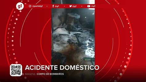 Vídeo g1 em 1 Minuto AC vazamento de gás provoca incêndio e destrói