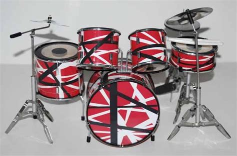 Miniature Drum Set Van Halen Miniature Guitar Shop