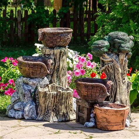 Садовые фонтаны купить по низкой цене в магазине GardenDecor