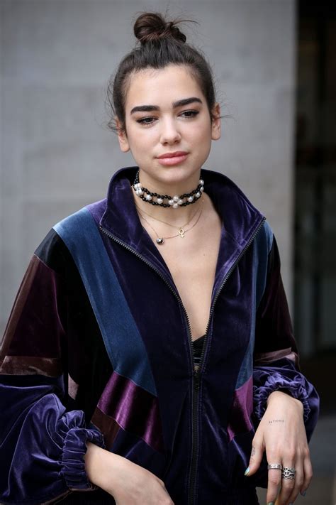 DUA LIPA Arrives at BBC Radio 1 in London 06/02/2017 – HawtCelebs