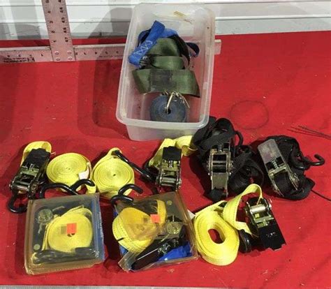Assorted Ratchet Straps Sherwood Auctions