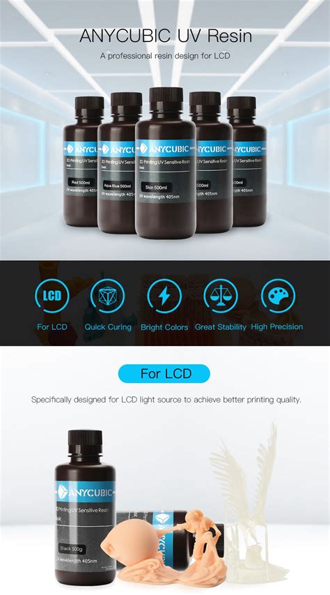 Anycubic Resin for Photon DLP 3D Printer