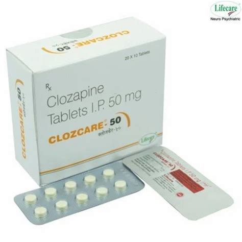 Clozcare 50Mg Clozapine Tablets At Rs 400 Stripe Ranchi ID