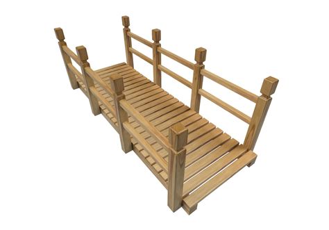 Wooden Bridge Model - TurboSquid 1965367