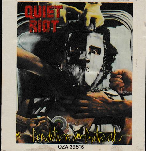 Quiet Riot - Condition Critical (1984, 8-Track Cartridge) | Discogs