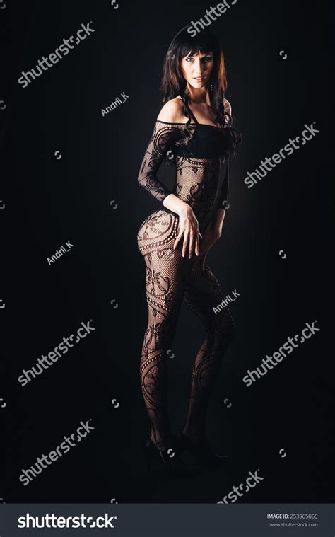 Sexy Beautiful Naked Woman Black Erotic Stock Photo 253965865 Shutterstock