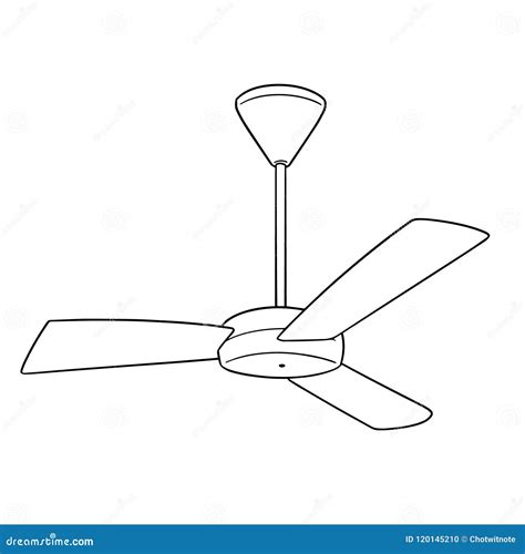 Drawing Of Ceiling Fan