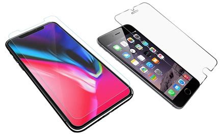 tempered iphone screen protector groupon goods