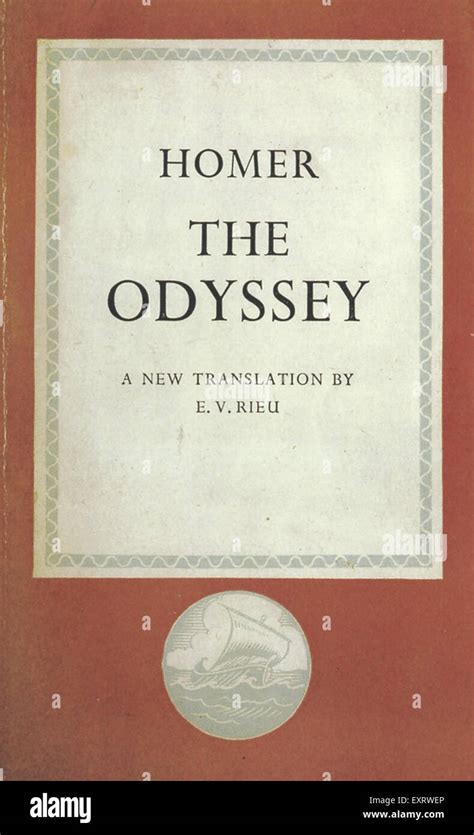 Uk Homer The Odyssey Book Cover Stock Photo Alamy