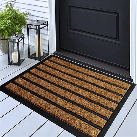 ubdyo Extra Durable Door Mat - Dirt Trapping Outdoor Welcome Mats - Non