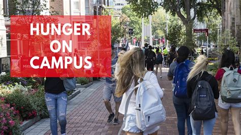 Hunger On Campus A Quarter Of Us College Students Go Hungry Youtube