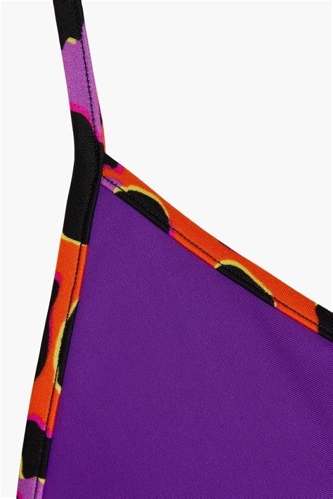 PUCCI Embellished Triangle Bikini Top THE OUTNET