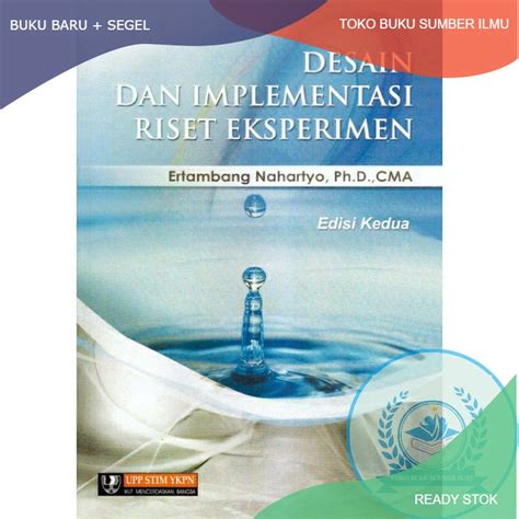 Jual T B S I BUKU DESAIN DAN IMPLEMENTASI RISET EKSPERIMEN EDISI 2