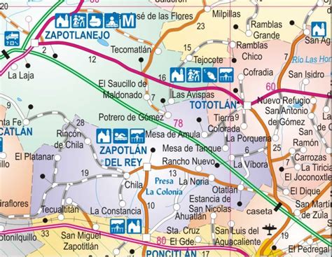 Los Altos De Jalisco Map Printable Maps Online
