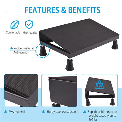 Snapklik.com : Scalebeard Ergonomic Foot Rest Standing Heavy Duty Metal