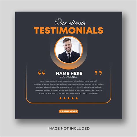 Testimonials Design Psd