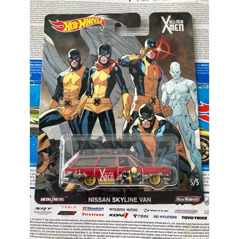 Hot Wheels Nissan Skyline Van Xmen X Men Cyclops Car Calture Premium Wagon All New Set Pop