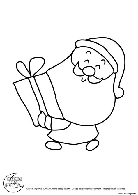 Coloriage Titounis Pere Noel Cadeau Dessin Titounis à Imprimer