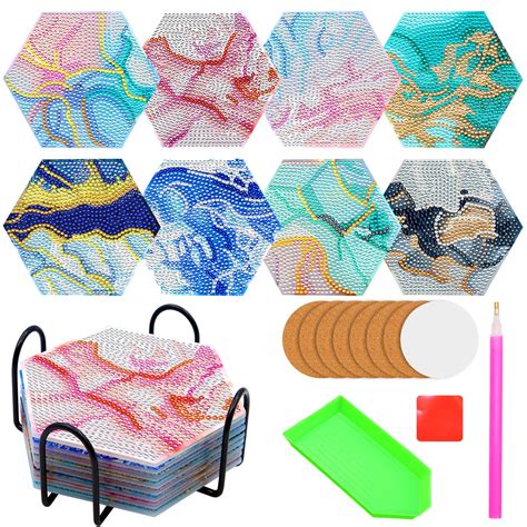 diamond paint coasters 6