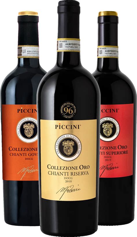 Set vín Piccini Collezione Oro Chianti - Výhodné sady | Svět nápojů