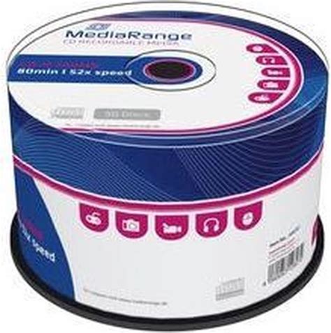 Mediarange Cd R 700mb 80min 52x Speed 50 Stuks Bol