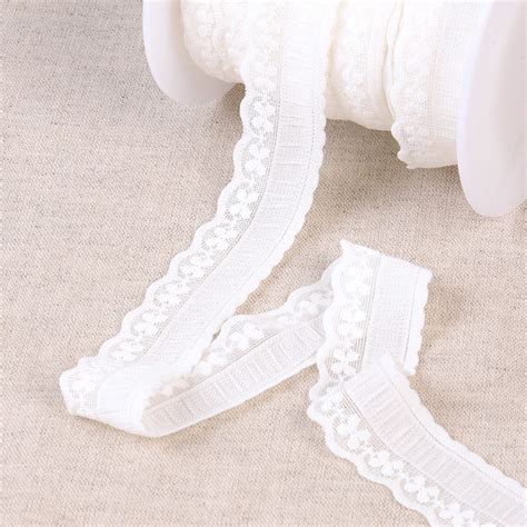 Elastique Lingerie Fa On Dentelle Blanc Tissus Des Ursules