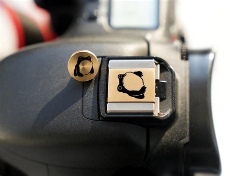 Personalized Hot Shoe Cover And Shutter Button Custom Hot Shoe Cover Threaded Shutter Button