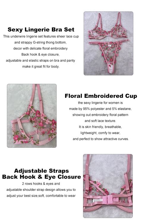 Shop Our Aliexpress Lace Embroidery Flower Lingerie Mesh