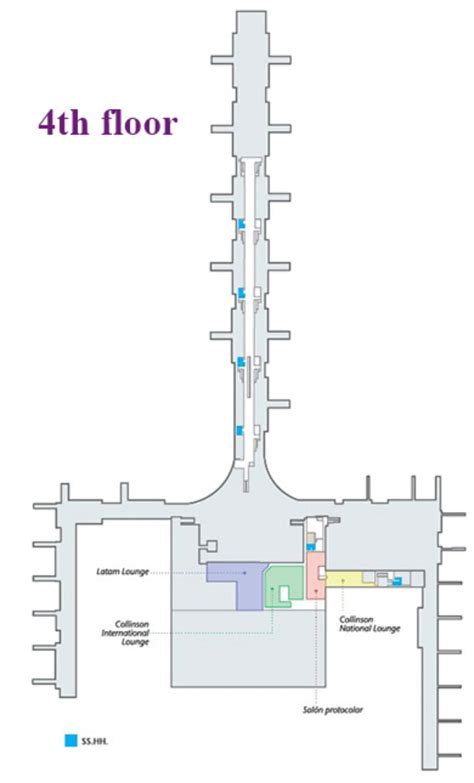 Jorge Chávez International Airport Terminal Map (2025-2024) - All Maps
