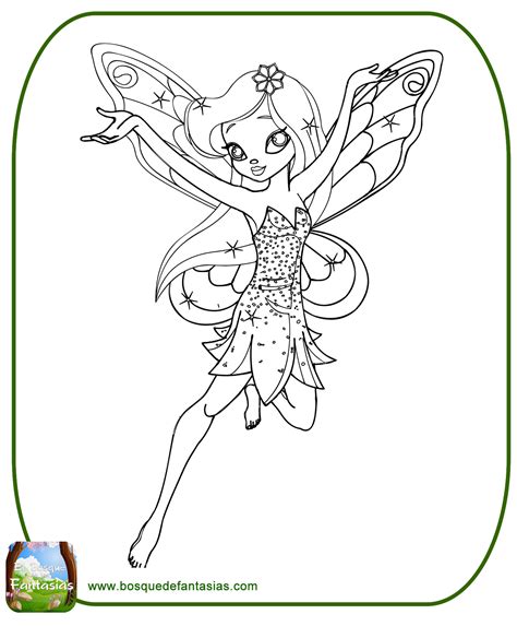 Dibujos De Hadas Y Duendes Dibujos Para Colorear Infantiles