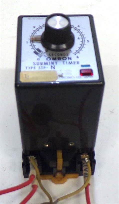 Omron Subminy Timer Type Stp N 3 Pend 110v Irontime Sales Inc