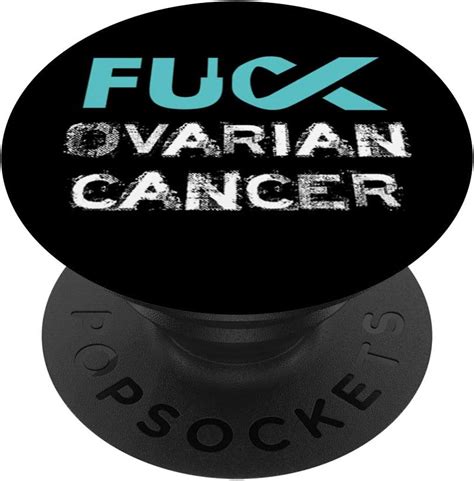 Amazon Fuck Ovarian Cancer Awareness Teal Blue Ribbon Disease Cell Phones Accessories