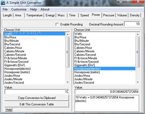 simple unit converter  softpedia