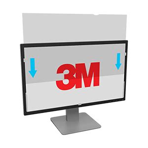3M Commercial 340UW Microlouver Visual Security Privacy Screen Filter (BLK-MATTE) (PF-340UW-BLK-MATTE)