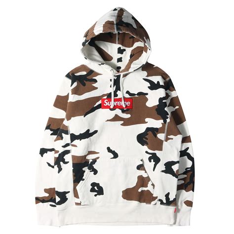 Supreme Supreme シュプリーム パーカー ブラウンカモ Boxロゴ スウェットパーカー Box Logo Hooded Sweatshirt 16aw 迷彩 M トップス