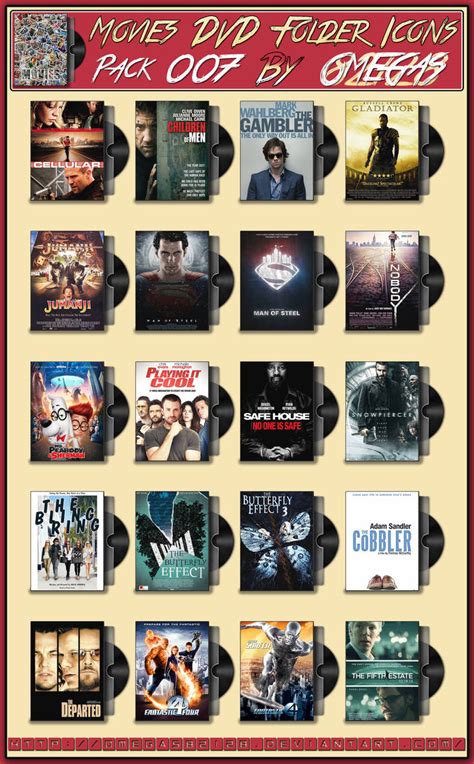 Movies Dvd Folder Icons Pack 007 By Omegas82128 On Deviantart