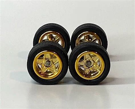 5 Spoke Star Real Riders Classic Wheels Set For 1 64 Scale For Hot Wheels EBay