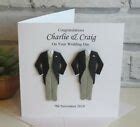 Personalised Gay Wedding Card Mr Mr Civil Partnership Same Sex Ebay