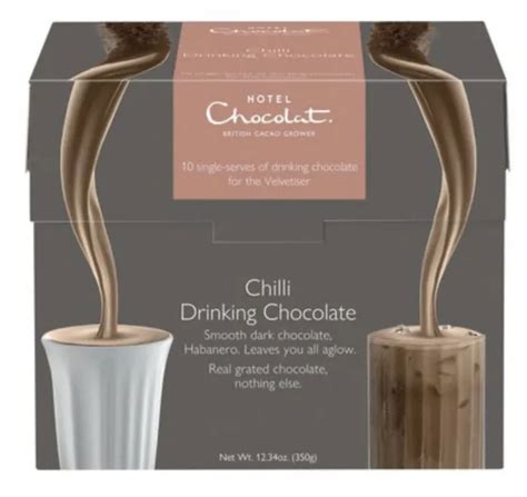 1 X BOX HOTEL CHOCOLAT CHILLI HOT DRINKING CHOCOLATE Sachet MILKSHAKE 40 15 95 PicClick UK