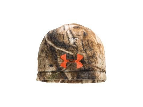 Under Armour Camo Outdoor Fleece Beanie Polyester Realtree Ap Xtra