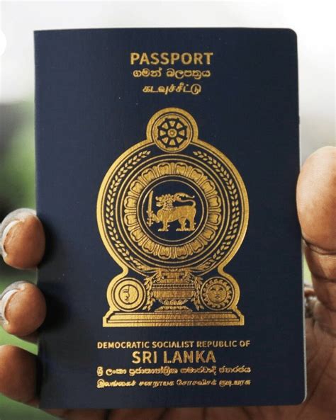 passport  sri lanka  step  step guide lookipedia