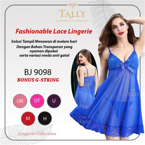 Jual Lingerie Seksi Baju Tidur Seksi Wanita TALLY 9098 1 Lingerie Collection Shopee Indonesia