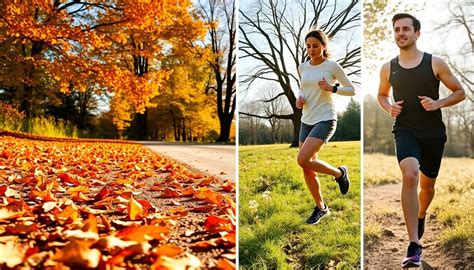 adapting  running routine   season  girl  runs