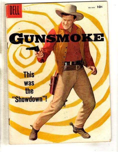 Gunsmoke Fn Dell Silver Age Comic Book Western Cowboy Six Gun Jl